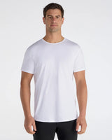 Cotton Short Sleeve Drop-Cut