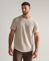 Slub Short Sleeve Drop-Cut