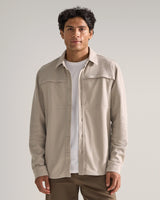 Framework Textured Knit Overshirt