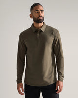 Drop-Cut Long Sleeve: LUX Polo