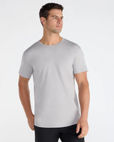 Cotton Short Sleeve Drop-Cut