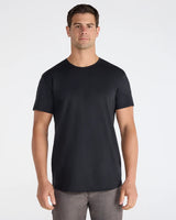 Cotton Short Sleeve Drop-Cut