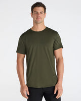 Cotton Short Sleeve Drop-Cut