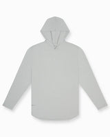 Hooded Drop-Cut Long Sleeve