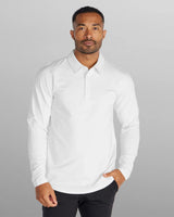 Drop-Cut Long Sleeve: LUX Polo
