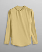 Hooded Drop-Cut Long Sleeve