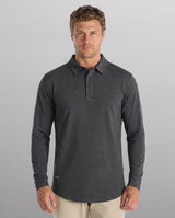 Drop-Cut Long Sleeve: LUX Polo