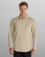 Drop-Cut Long Sleeve: LUX Polo