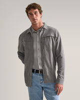 Framework Textured Knit Overshirt