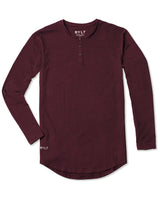 Henley Drop-Cut Long Sleeve: BYLT Signature