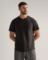 Slub Short Sleeve Drop-Cut